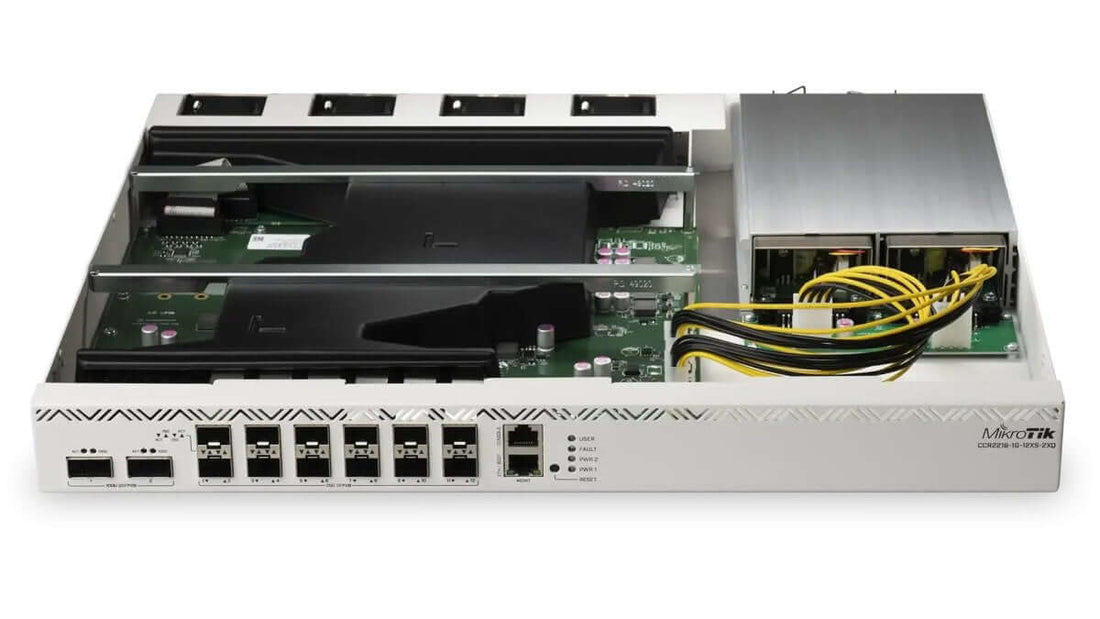 MikroTik CCR2216-1G-12XS-2XQ Review: 100G Router Tested