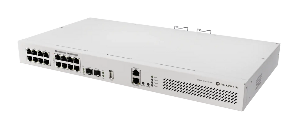 Crs418-8p-8g-2s + rm mikrotik - all-in-one networking solution