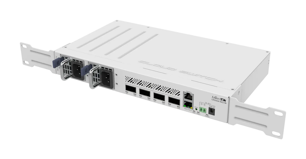 Crs504-4xq-in mikrotik crs504-4xq-in: compact 100 gigabit switch